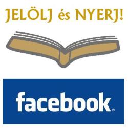 Jelölj és Nyerj Facebook akció könyv kép